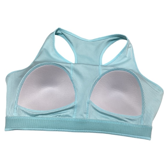 Fila Sport Women’s Medium Impact Racerback Keyhole Padded Blue Sport Bra Size 2X - Picture 13 of 15